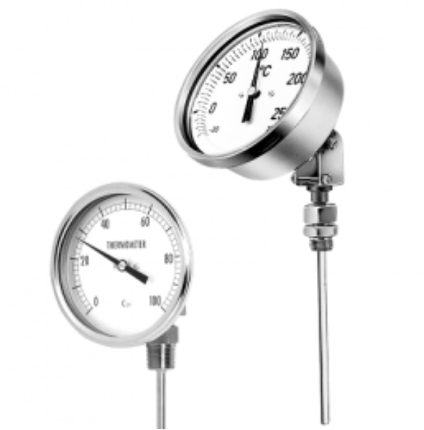Đồng hồ đo nhiệt độ inox chân đứng AISI chính hãng 